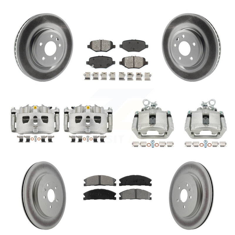 Transit Auto KCG-100953S Disc Brake Kit for 2013 Ford Explorer - Front and Rear product image