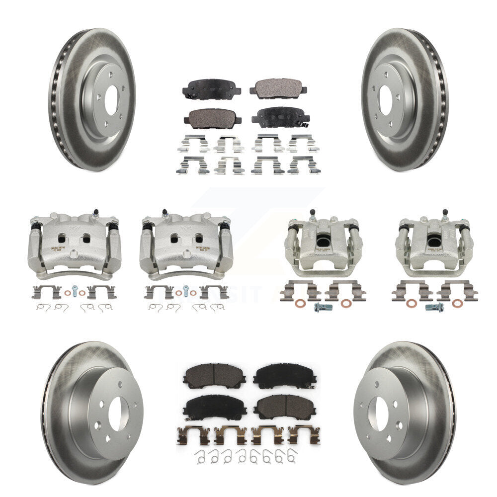 Transit Auto KCG-100953T Disc Brake Kit for 2014-2019 Nissan Rogue - Front and Rear product image