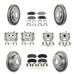 Transit Auto KCG-100953T Disc Brake Kit for 2014-2019 Nissan Rogue - Front and Rear product image