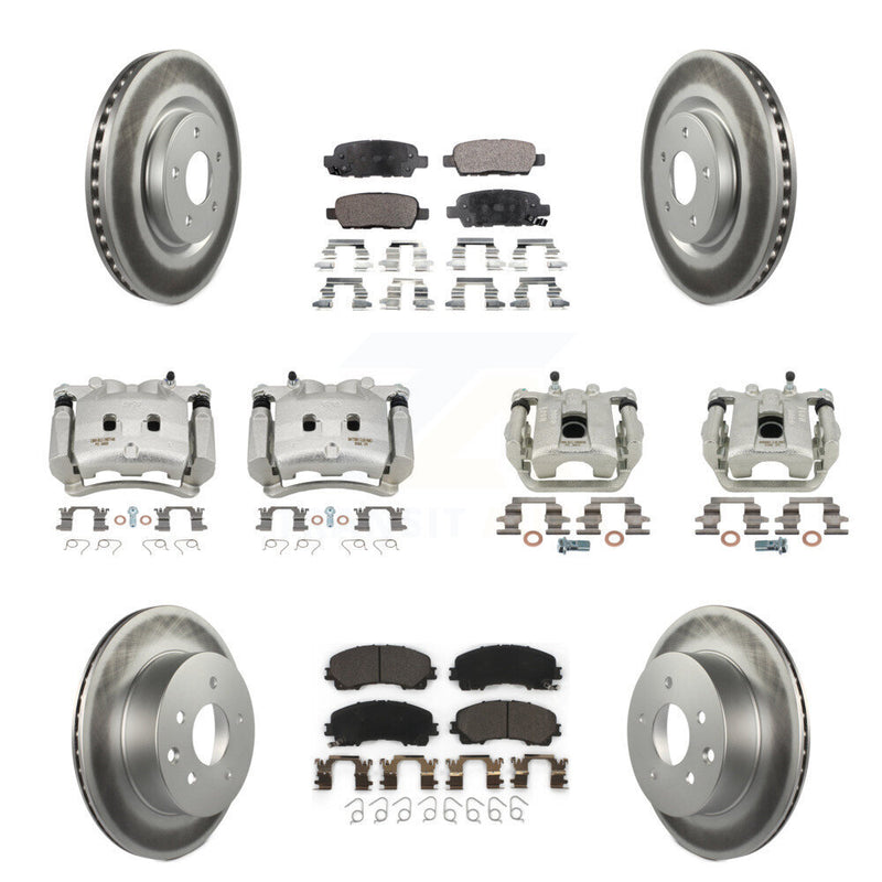 Transit Auto KCG-100953T Disc Brake Kit for 2014-2019 Nissan Rogue - Front and Rear product image