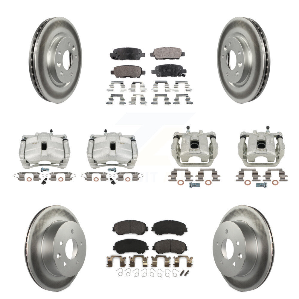 Transit Auto KCG-100954P Disc Brake Kit for 2014-2022 Nissan Rogue, Nissan Rogue Sport - Front and Rear product image
