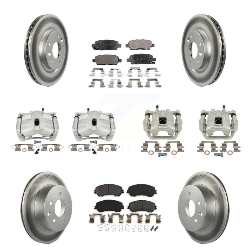 Transit Auto KCG-100954P Disc Brake Kit for 2014-2022 Nissan Rogue, Nissan Rogue Sport - Front and Rear product image