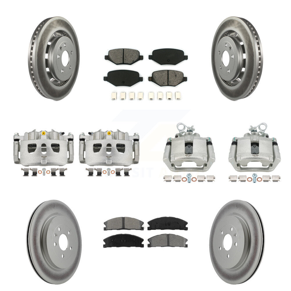 Transit Auto KCG-100954S Disc Brake Kit for 2013-2019 Ford Taurus, Ford Explorer, Lincoln MKS & more - Front and Rear product image