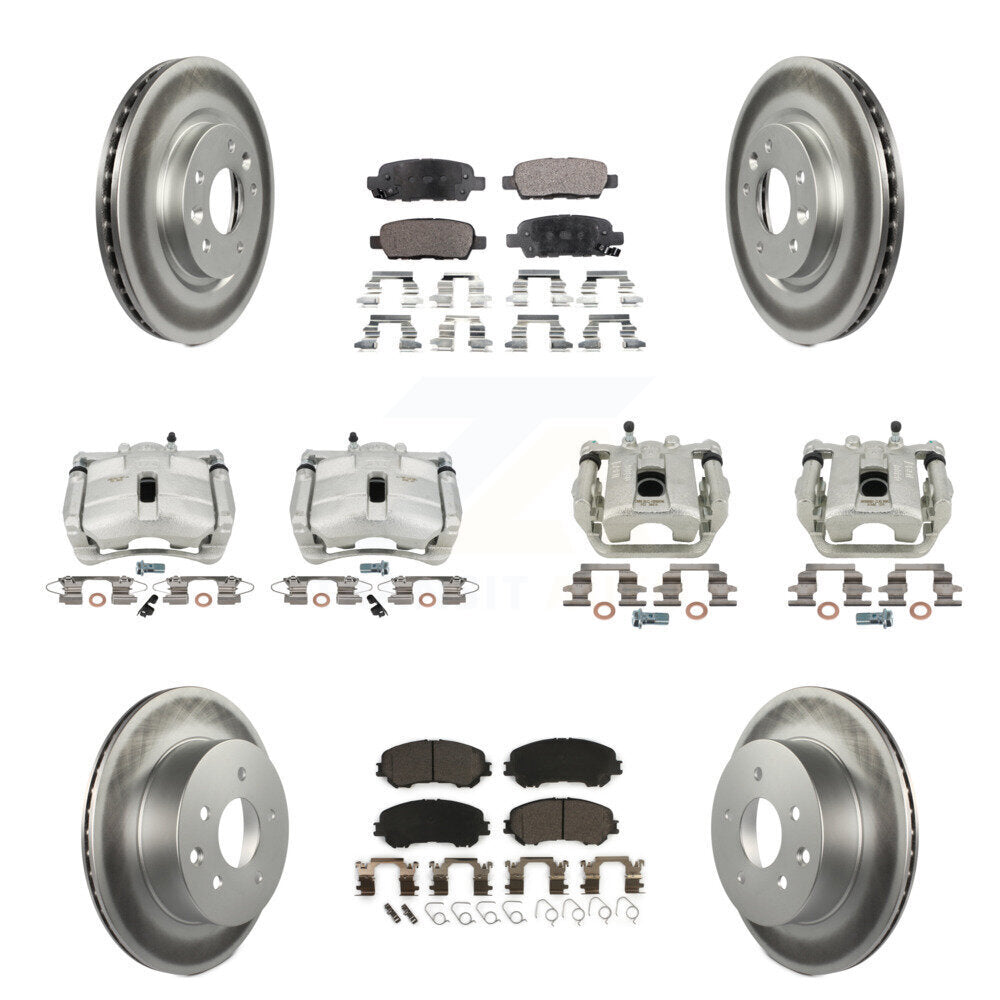 Transit Auto KCG-100954T Disc Brake Kit for 2014-2022 Nissan Rogue, Nissan Rogue Sport - Front and Rear product image