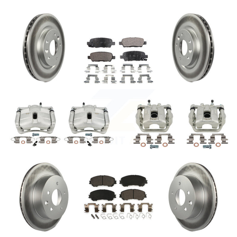Transit Auto KCG-100954T Disc Brake Kit for 2014-2022 Nissan Rogue, Nissan Rogue Sport - Front and Rear product image