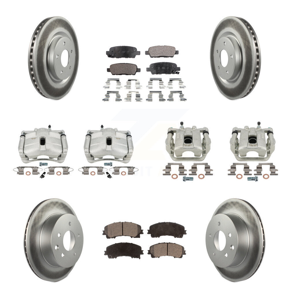 Transit Auto KCG-100955P Disc Brake Kit for 2014-2015 Nissan Rogue - Front and Rear product image