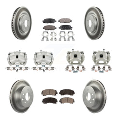 Transit Auto KCG-100955P Disc Brake Kit for 2014-2015 Nissan Rogue - Front and Rear product image