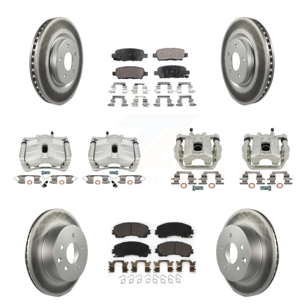 Transit Auto KCG-100955T Disc Brake Kit for 2014-2015 Nissan Rogue - Front and Rear product image