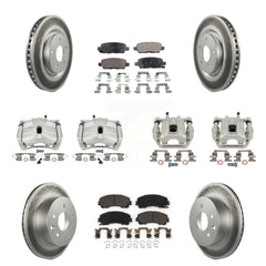 Transit Auto KCG-100955T Disc Brake Kit for 2014-2015 Nissan Rogue - Front and Rear product image