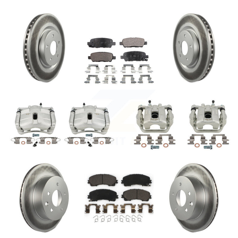 Transit Auto KCG-100955T Disc Brake Kit for 2014-2015 Nissan Rogue - Front and Rear product image
