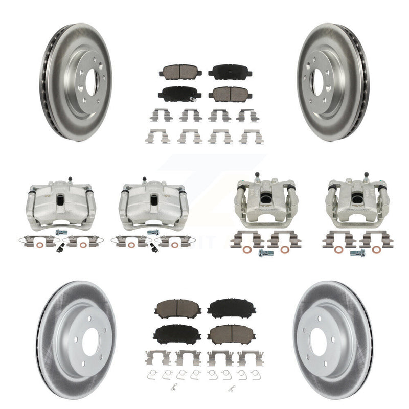 Transit Auto KCG-100956C Disc Brake Kit for 2019 Nissan Rogue Sport - Front and Rear product image