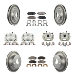 Transit Auto KCG-100956P Disc Brake Kit for 2015-2017 Nissan LEAF - Front and Rear product image