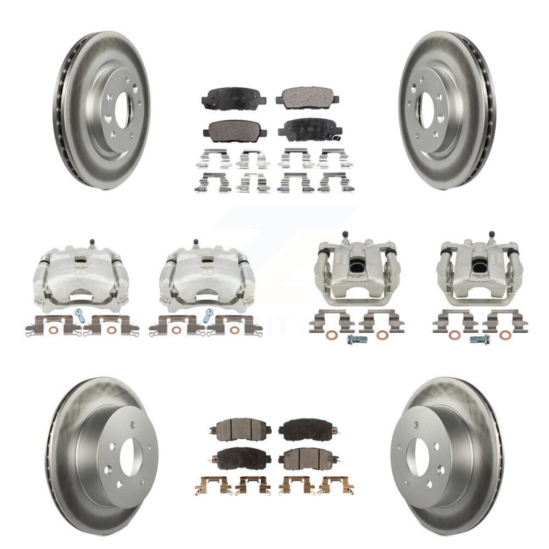 Transit Auto KCG-100956T Disc Brake Kit for 2015-2017 Nissan LEAF - Front and Rear product image