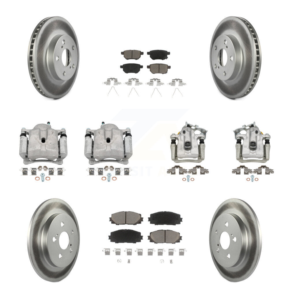 Transit Auto KCG-100957C Disc Brake Kit for 2010-2015 Toyota Prius Plug-In, Toyota Prius - Front and Rear product image