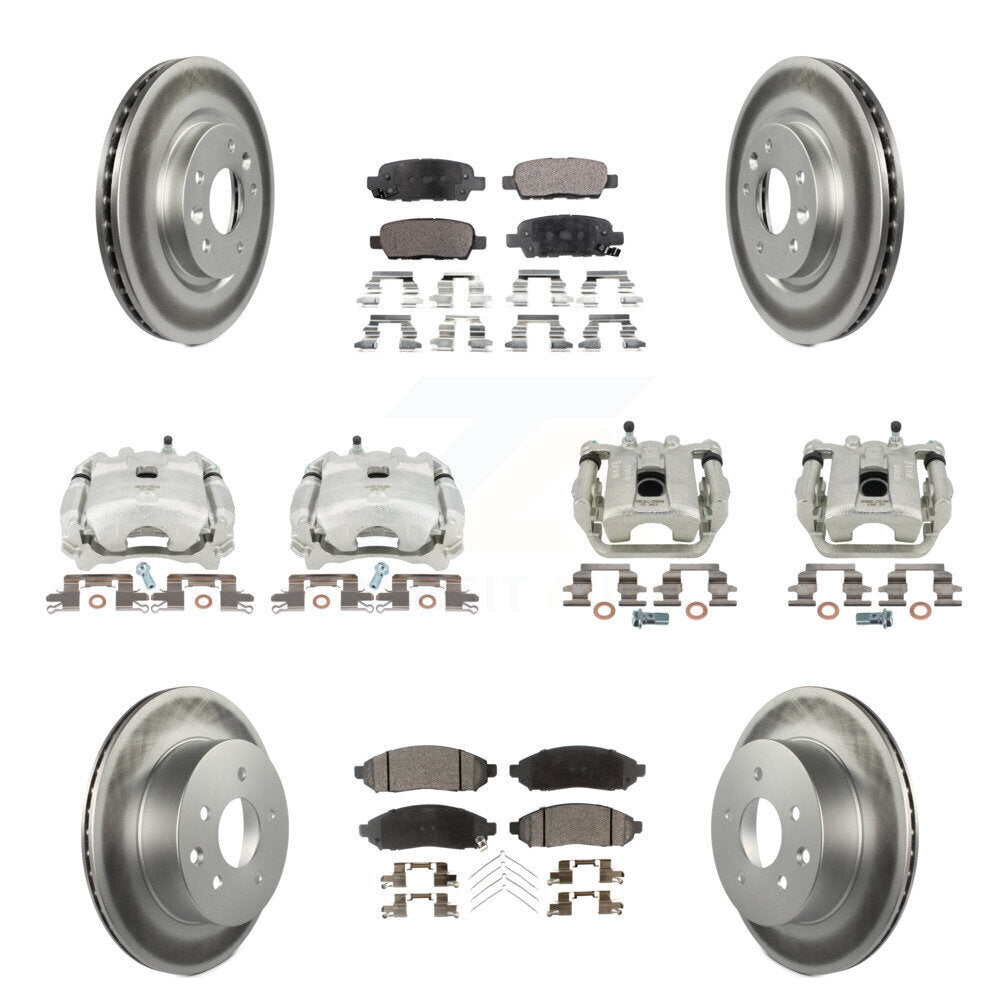 Transit Auto KCG-100957P Disc Brake Kit for 2015 Nissan LEAF - Front and Rear product image