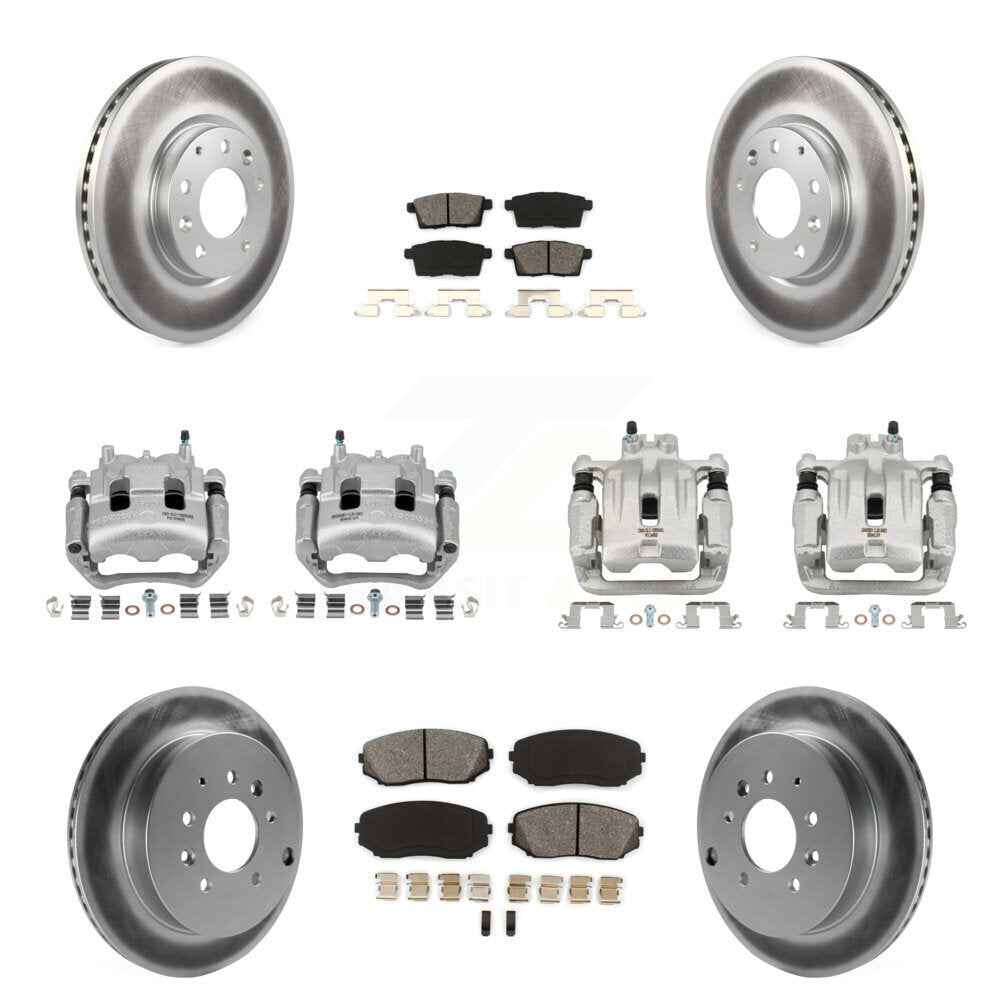 Transit Auto KCG-100957S Disc Brake Kit for 2007-2012 Ford Edge, Mazda CX-7 - Front and Rear product image
