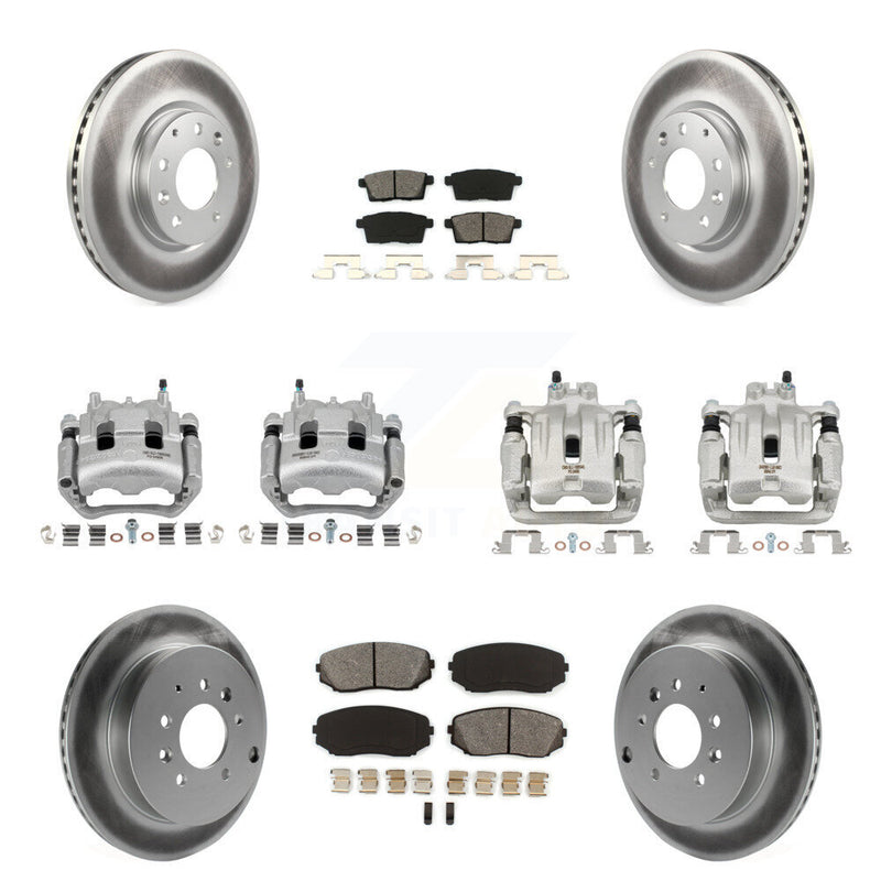 Transit Auto KCG-100957S Disc Brake Kit for 2007-2012 Ford Edge, Mazda CX-7 - Front and Rear product image