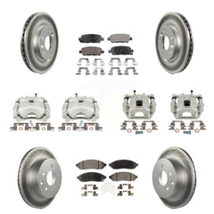 Transit Auto KCG-100957T Disc Brake Kit for 2015 Nissan LEAF - Front and Rear product image