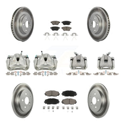 Transit Auto KCG-100958C Disc Brake Kit for 2009-2019 Toyota Corolla, Toyota Matrix, Pontiac Vibe - Front and Rear product image