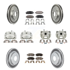 Transit Auto KCG-100958P Disc Brake Kit for 2017 Nissan LEAF - Front and Rear product image