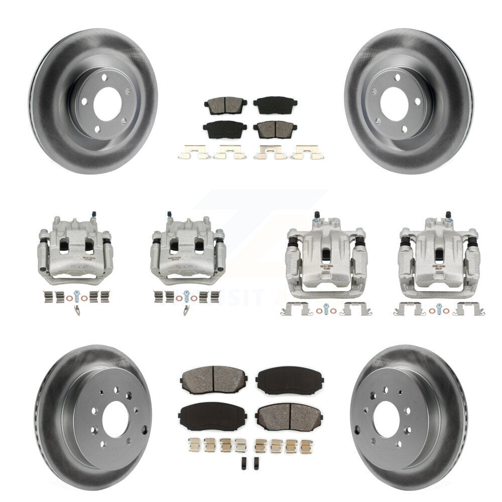 Transit Auto KCG-100958S Disc Brake Kit for 2007-2010 Ford Edge, Lincoln MKX - Front and Rear product image
