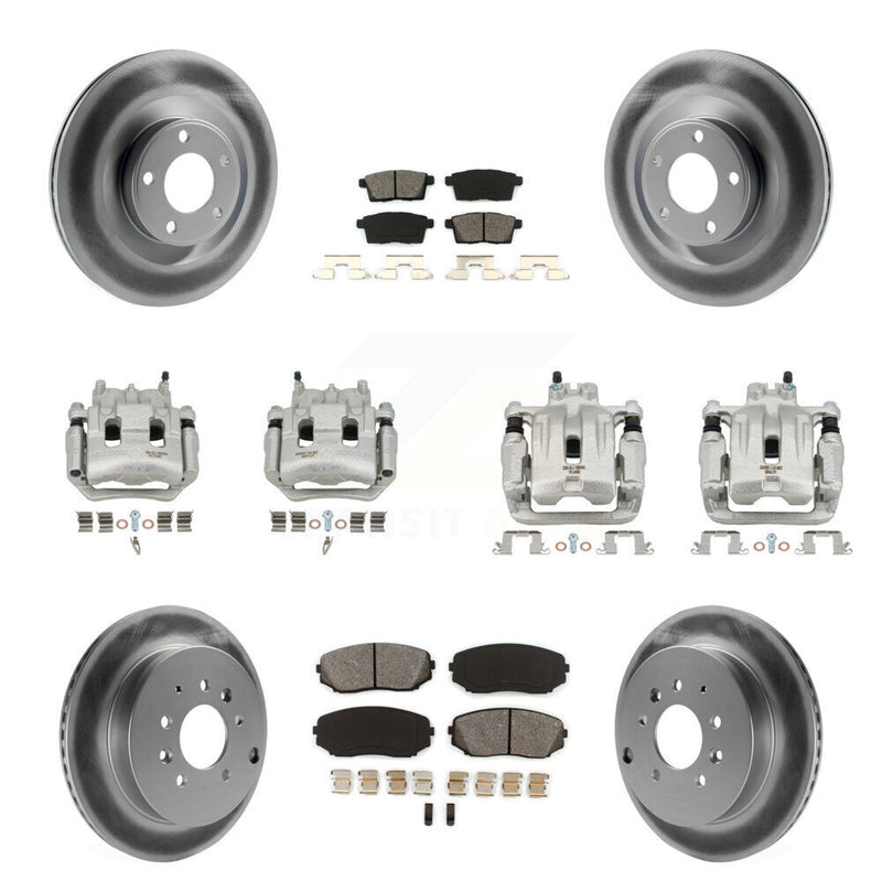 Transit Auto KCG-100958S Disc Brake Kit for 2007-2010 Ford Edge, Lincoln MKX - Front and Rear product image