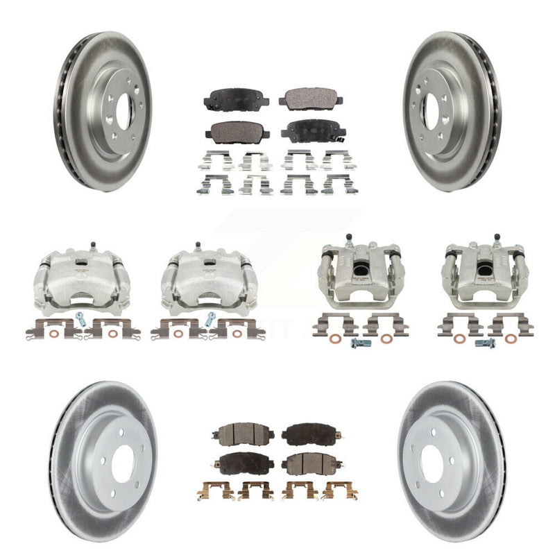 Transit Auto KCG-100958T Disc Brake Kit for 2017 Nissan LEAF - Front and Rear product image