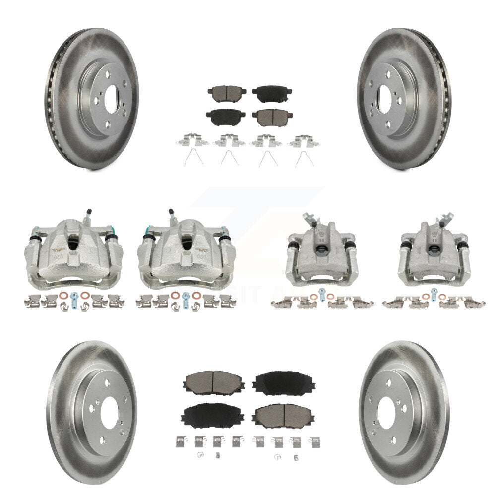 Transit Auto KCG-100959C Disc Brake Kit for 2014 Toyota Matrix - Front and Rear product image