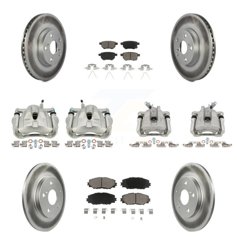 Transit Auto KCG-100959C Disc Brake Kit for 2014 Toyota Matrix - Front and Rear product image