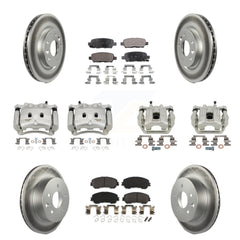 Transit Auto KCG-100959P Disc Brake Kit for 2017 Nissan Rogue - Front and Rear product image