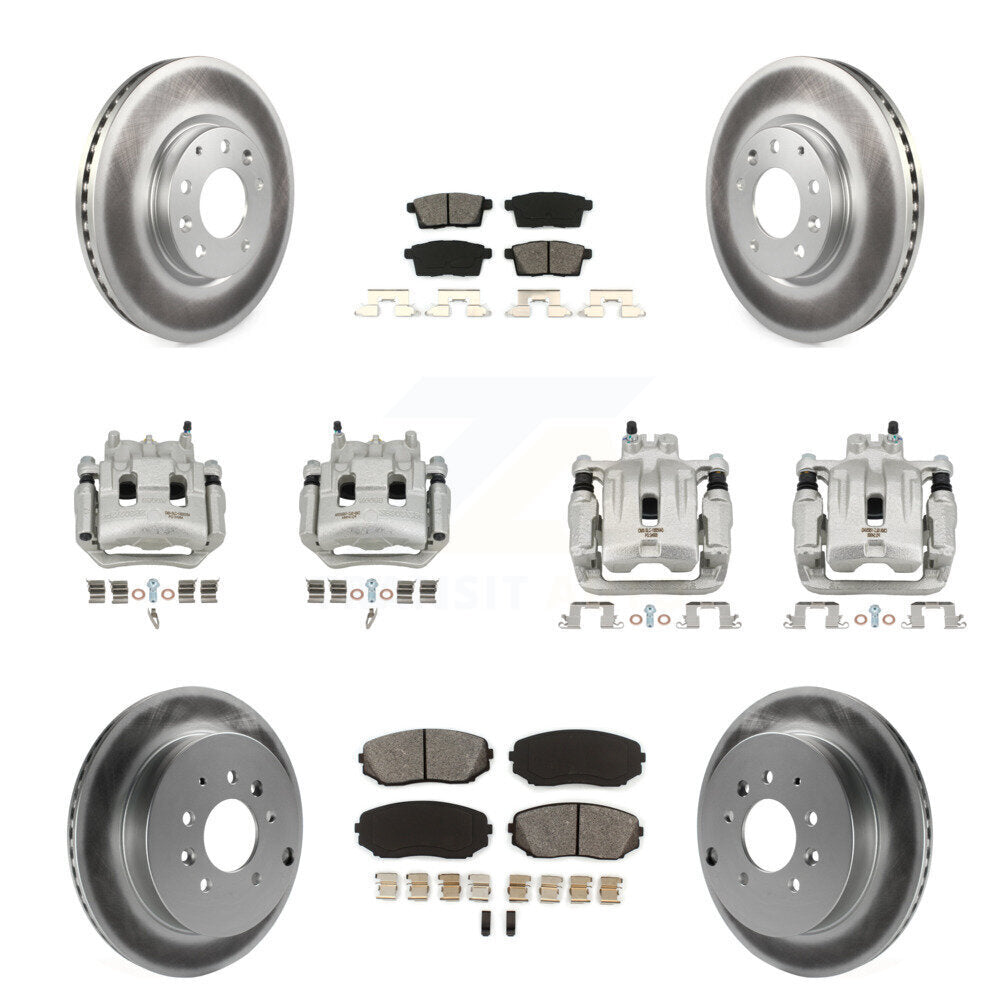 Transit Auto KCG-100959S Disc Brake Kit for 2007-2009 Lincoln MKX - Front and Rear product image