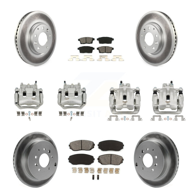 Transit Auto KCG-100959S Disc Brake Kit for 2007-2009 Lincoln MKX - Front and Rear product image