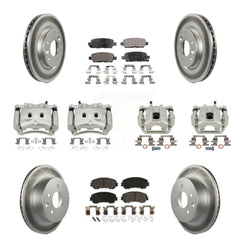 Transit Auto KCG-100959T Disc Brake Kit for 2017 Nissan Rogue - Front and Rear product image