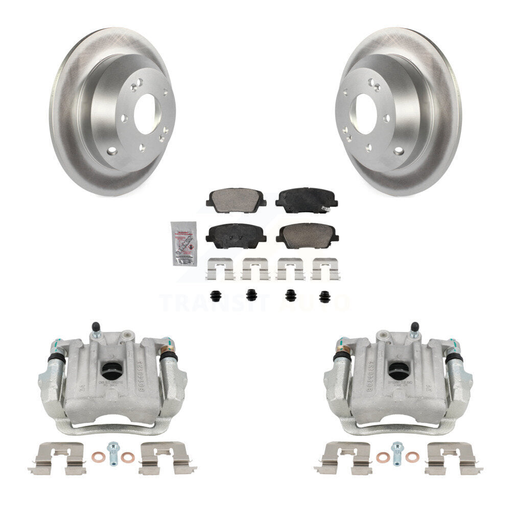 Transit Auto KCG-100960N Disc Brake Kit for 2010-2016 Kia Sorento, Hyundai Santa Fe, Hyundai Santa Fe Sport & more - Rear product image