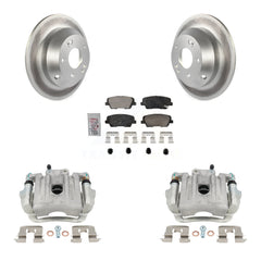 Transit Auto KCG-100960N Disc Brake Kit for 2010-2016 Kia Sorento, Hyundai Santa Fe, Hyundai Santa Fe Sport & more - Rear product image