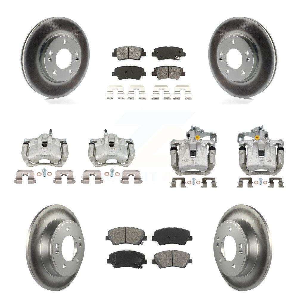Transit Auto KCG-100960S Disc Brake Kit for 2013-2016 Hyundai Elantra GT, Kia Forte, Kia Forte5 & more - Front and Rear product image