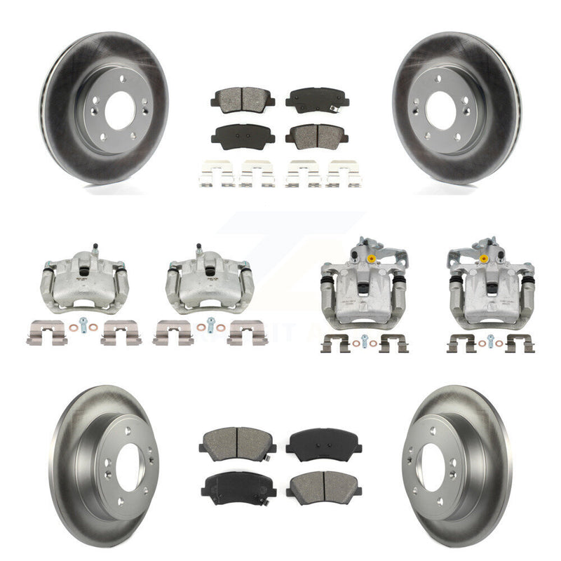 Transit Auto KCG-100960S Disc Brake Kit for 2013-2016 Hyundai Elantra GT, Kia Forte, Kia Forte5 & more - Front and Rear product image
