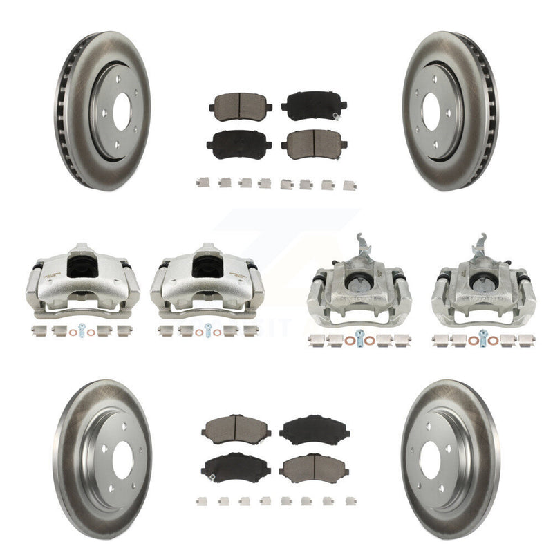 Transit Auto KCG-100961C Disc Brake Kit for 2009-2011 Dodge Journey - Front and Rear product image