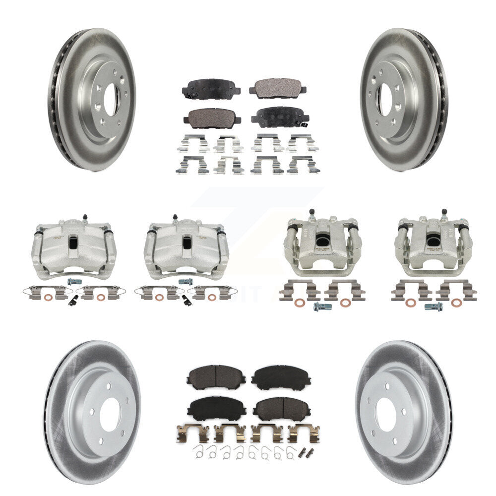 Transit Auto KCG-100961P Disc Brake Kit for 2019 Nissan Rogue Sport - Front and Rear product image