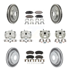 Transit Auto KCG-100961P Disc Brake Kit for 2019 Nissan Rogue Sport - Front and Rear product image
