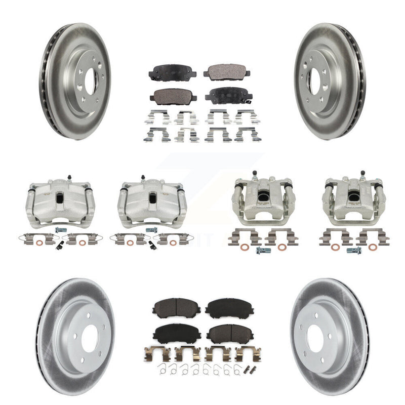 Transit Auto KCG-100961P Disc Brake Kit for 2019 Nissan Rogue Sport - Front and Rear product image