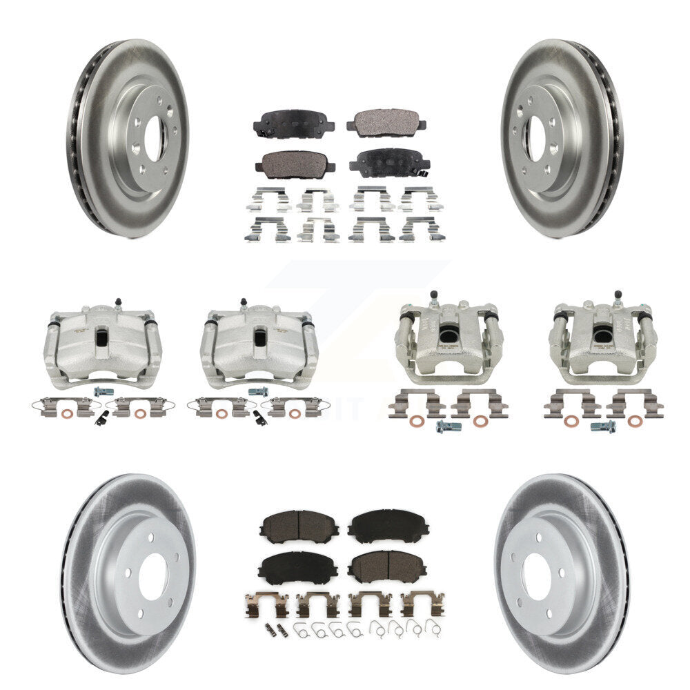 Transit Auto KCG-100961T Disc Brake Kit for 2019 Nissan Rogue Sport - Front and Rear product image