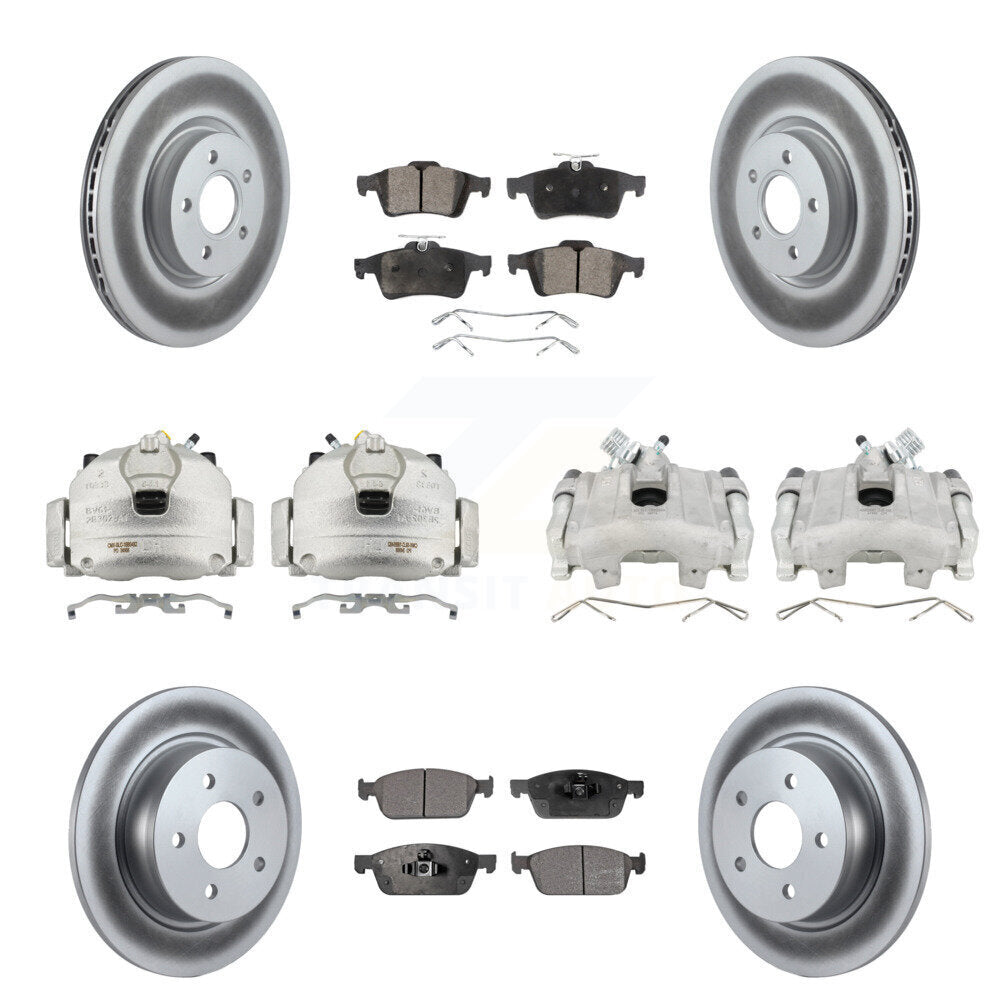 Transit Auto KCG-100962P Disc Brake Kit for 2013-2016 Ford Escape - Front and Rear product image