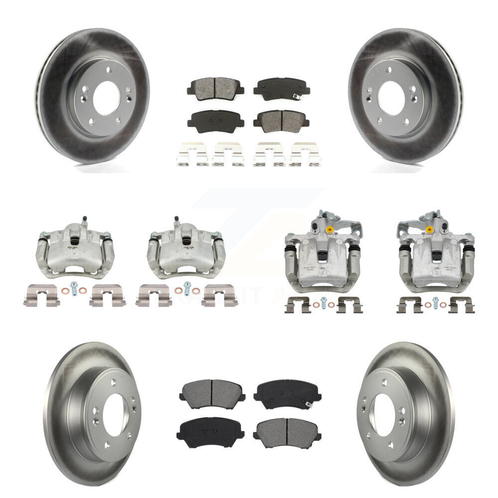 Transit Auto KCG-100962S Disc Brake Kit for 2016-2017 Kia Forte Koup, Hyundai Elantra GT - Front and Rear product image