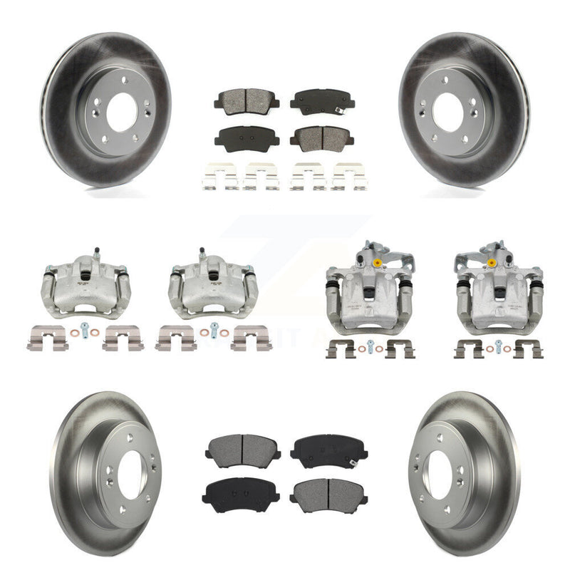 Transit Auto KCG-100962S Disc Brake Kit for 2016-2017 Kia Forte Koup, Hyundai Elantra GT - Front and Rear product image