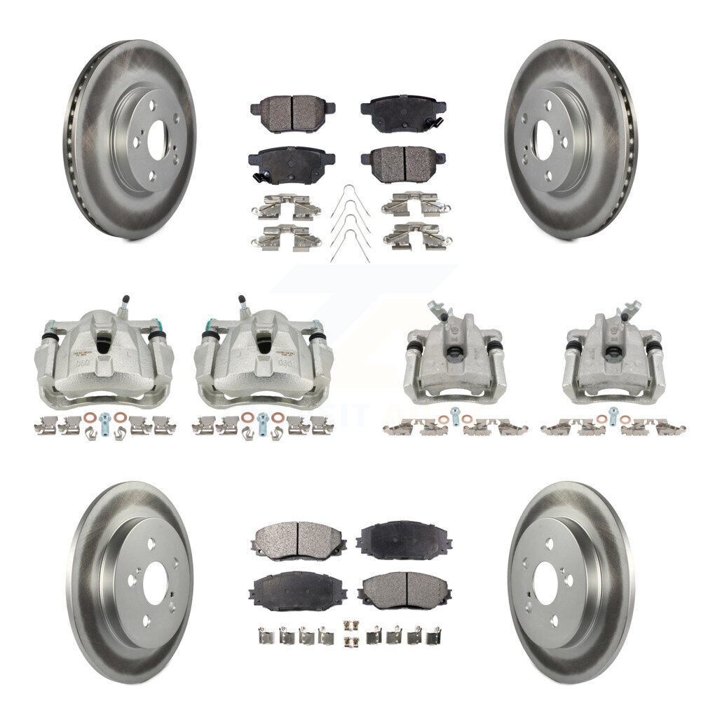 Transit Auto KCG-100962T Disc Brake Kit for 2009-2019 Toyota Corolla, Toyota Matrix, Pontiac Vibe - Front and Rear product image