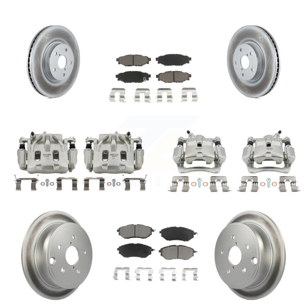 Transit Auto KCG-100964C Disc Brake Kit for 2015-2019 Subaru WRX - Front and Rear product image