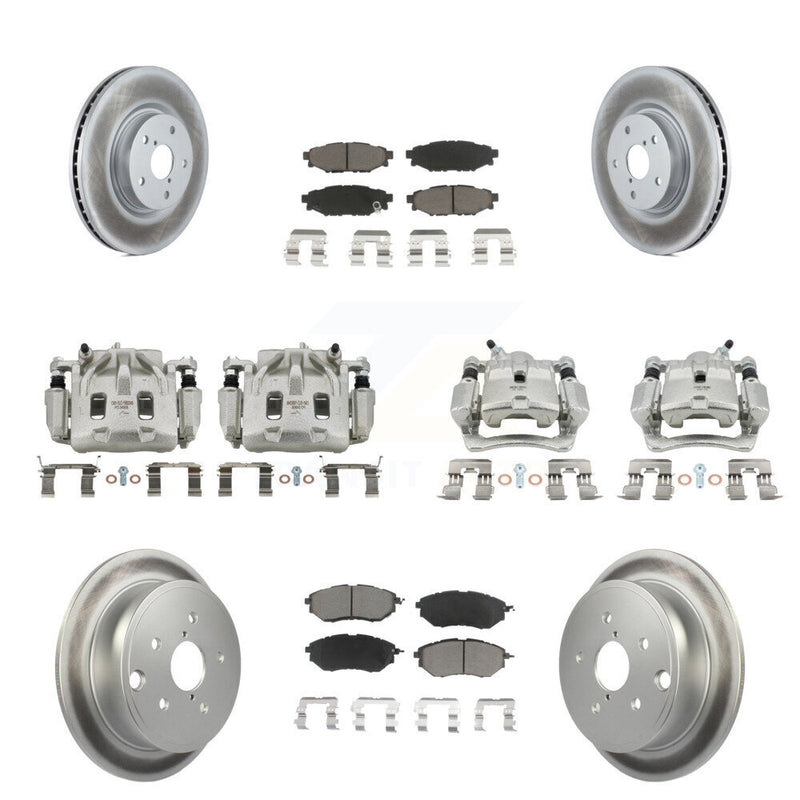 Transit Auto KCG-100964C Disc Brake Kit for 2015-2019 Subaru WRX - Front and Rear product image