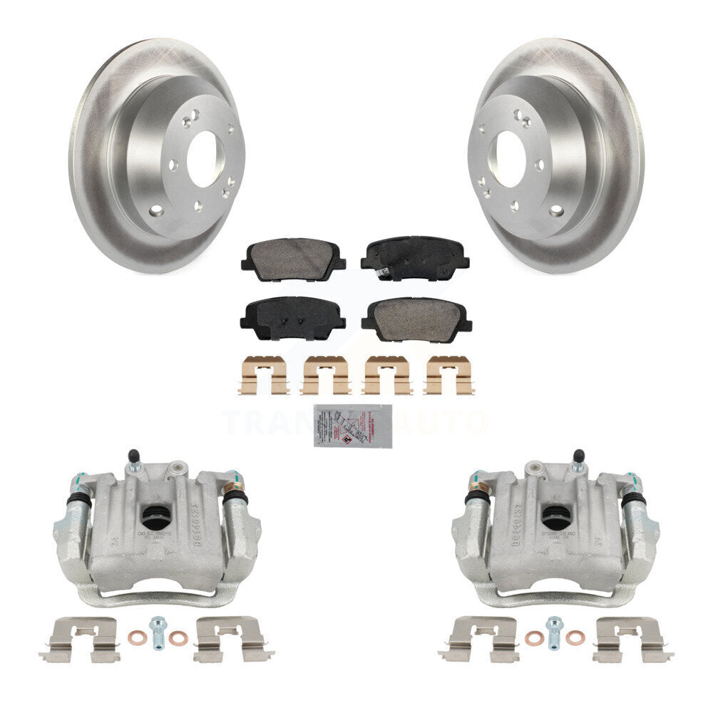 Transit Auto KCG-100964N Disc Brake Kit for 2010-2016 Kia Sorento, Hyundai Santa Fe, Hyundai Santa Fe Sport & more - Rear product image