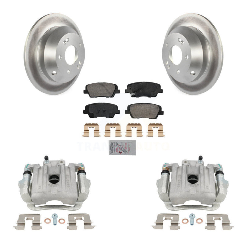 Transit Auto KCG-100964N Disc Brake Kit for 2010-2016 Kia Sorento, Hyundai Santa Fe, Hyundai Santa Fe Sport & more - Rear product image
